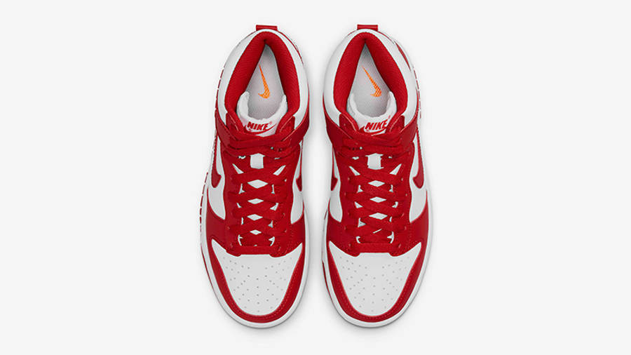 Nike Dunk High GS White University Red | Where To Buy | DB2179-106 ...