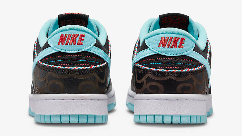 Nike Dunk Low Barber Shop DH7614-001 Back