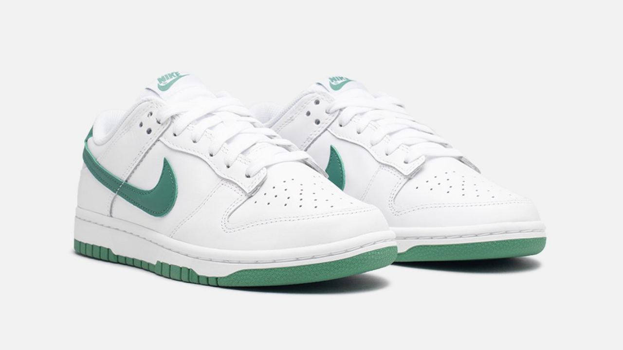 nike dunk low green noise 2