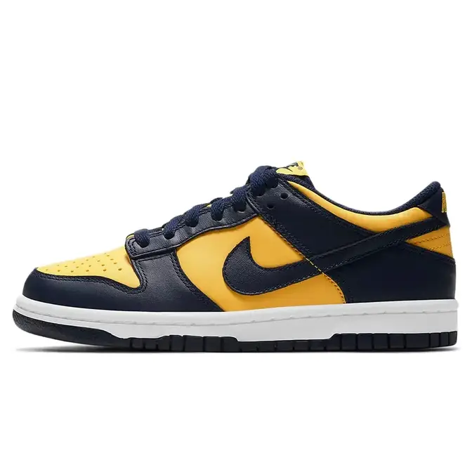 Nike Dunk Low GS Michigan | Where To Buy | CW1590-700 | The Sole