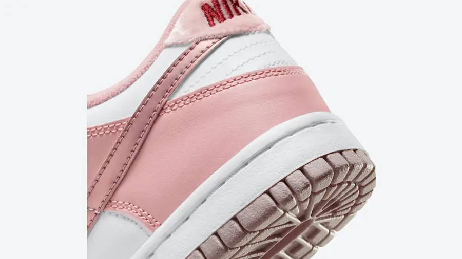 Nike Dunk Low GS Pink Velvet DO6485-600 Detail 2