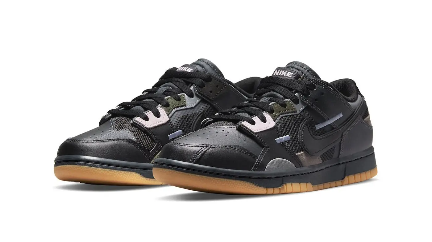 スニーカー Nike Dunk Low Scrap Black Gum The Nike Dunk Low Scrap