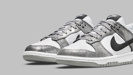 The Nike Dunk Low "White Metallic Silver" Will Add a Little Sparkle to Your Rotation The Nike Dunk Low "White Metallic Silver" Will Add a Little Sparkle to Your Rotation