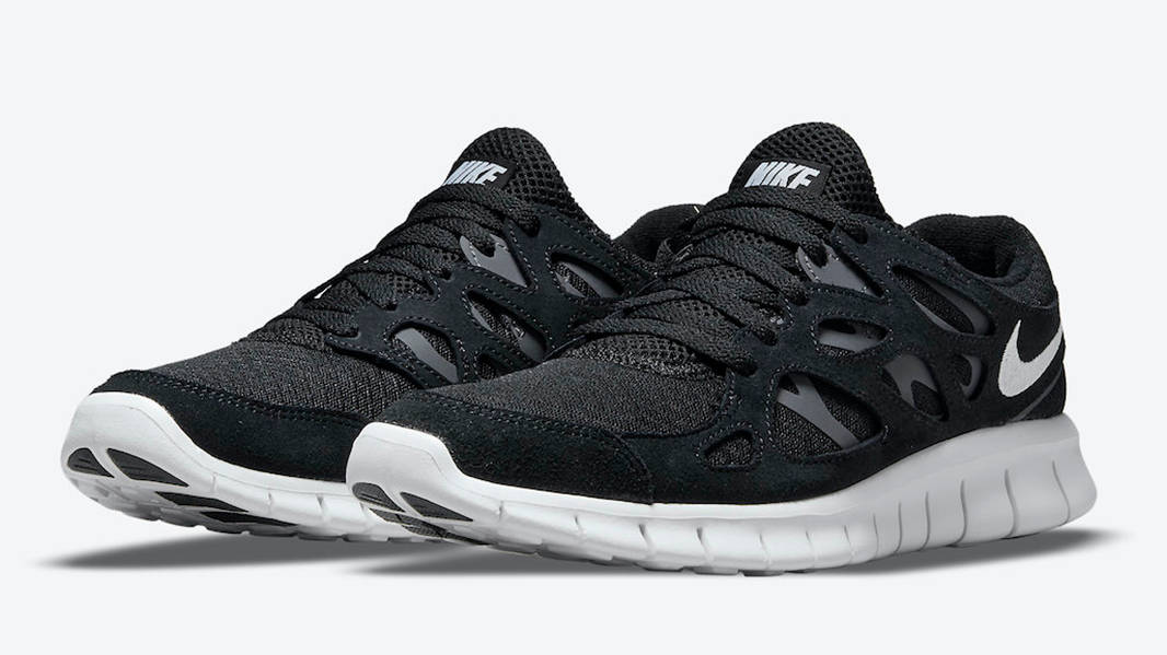 Nike Free Run 2 Black White 537732-004 Side