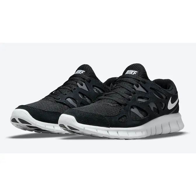 Nike Free Run 2 Black White 537732-004 Side