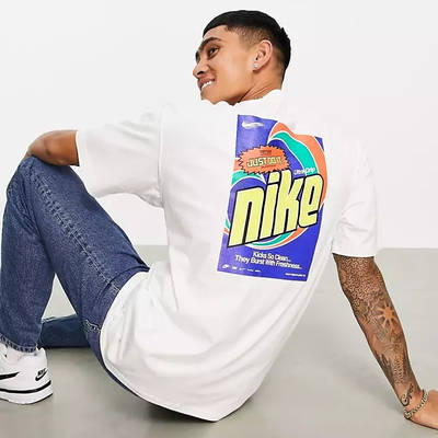 Nike Keep It Clean Heavyweight T-Shirt White Back