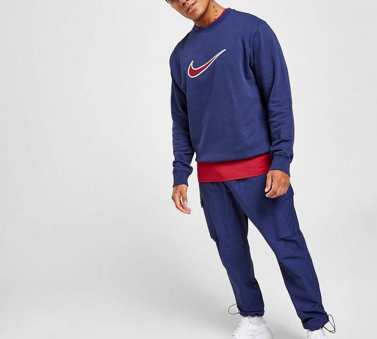 nike crew neck navy