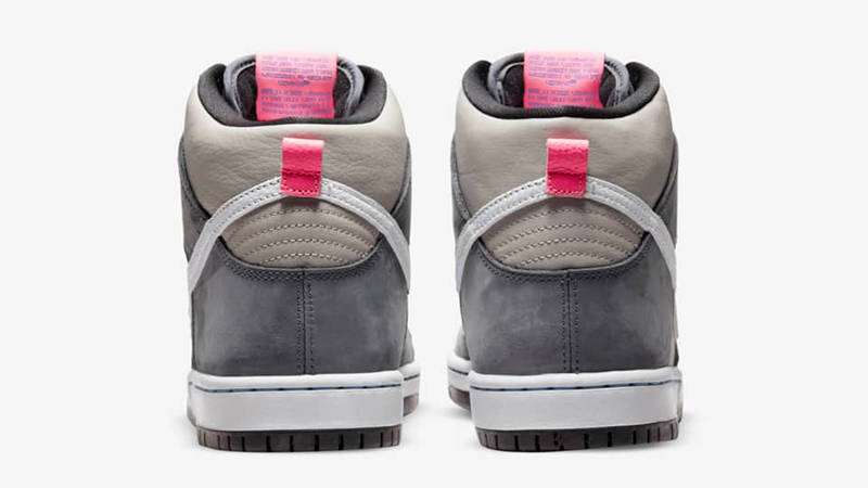 Nike SB Dunk High Medium Grey DJ9800-001 Back