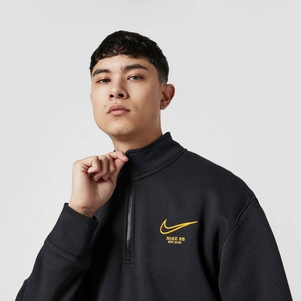 Nike SB Embroidered Sweatshirt Black Detail