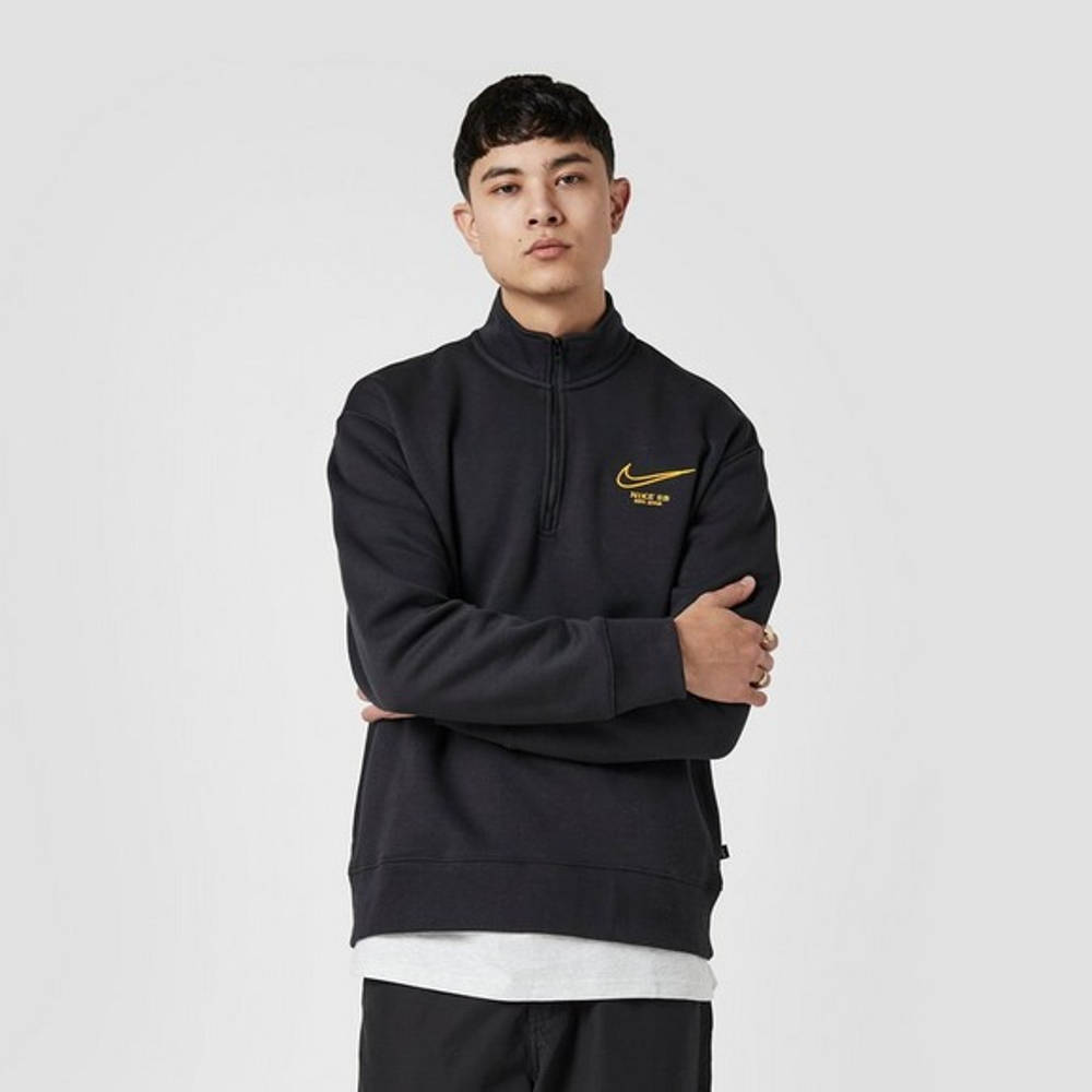 Nike SB Embroidered Sweatshirt Black
