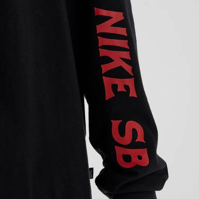 Nike SB Snaked Long Sleeve T-Shirt Black Detail 2