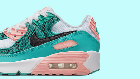 We're Going Wild for the Nike Air Max 90 GS "Green Snakeskin"