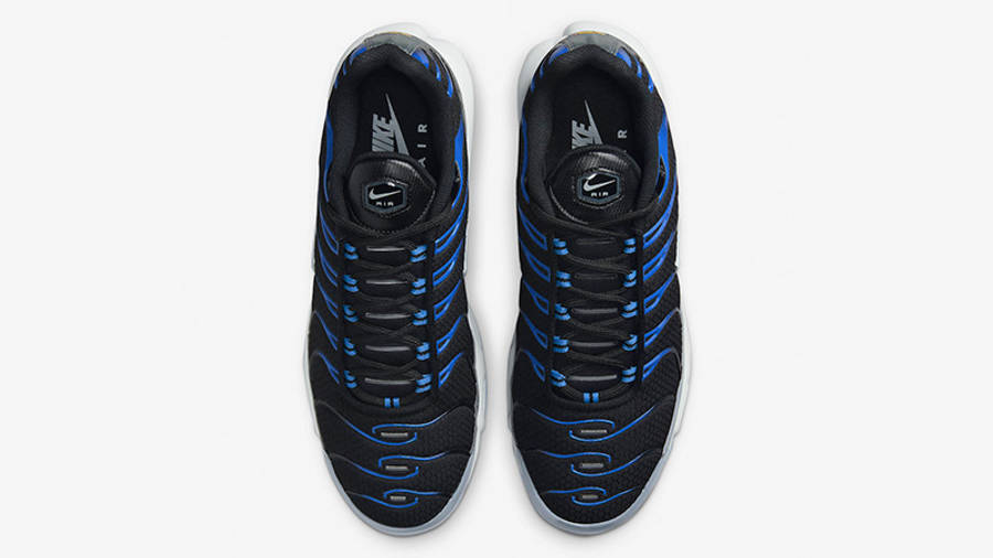 nike tns black and blue