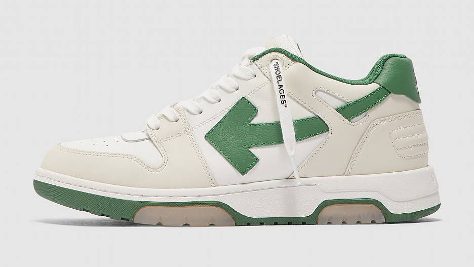 Off-White co Virgil Abloh Out of Office Pristine green