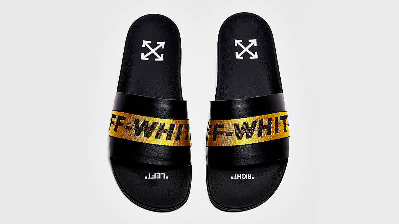 Off-White Industrial Slider Black Yellow Middle