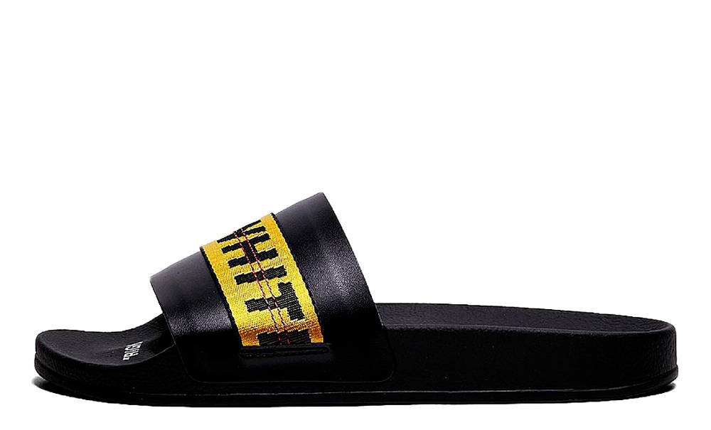 Off-White Industrial Slider Black Yellow