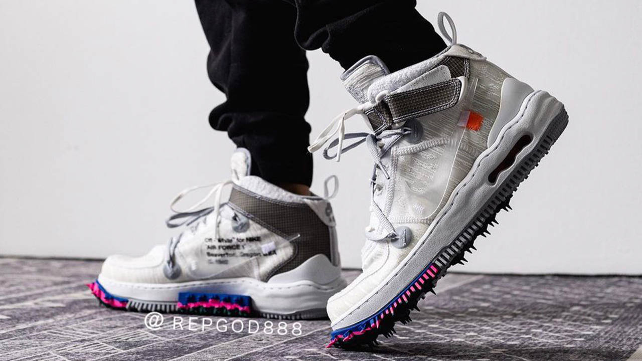 Off-White x Nike Air Force 1 Mid "White"
