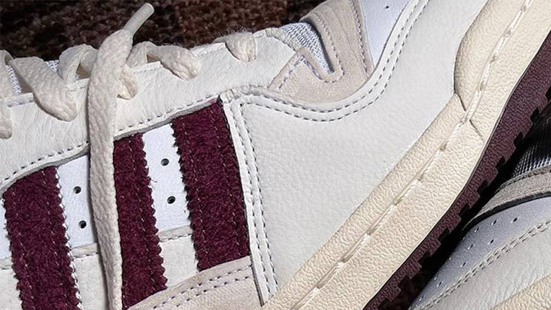 Packer Shoes x adidas Forum 84 Hi Red Detail