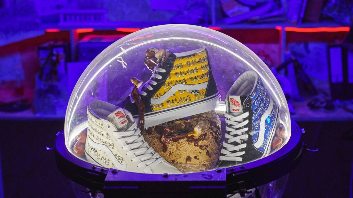 Palace x Vans Reunite For A Trippy Mushroom-Inspired Sk8-Hi Collection