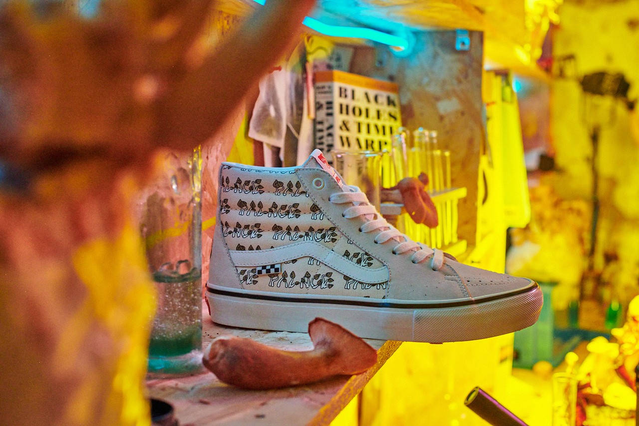 Palace x Vans Reunite For A Trippy Mushroom-Inspired Sk8-Hi Collection