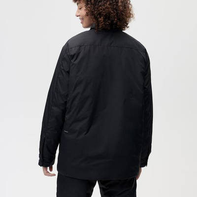 Pangaia FLWRDWN Lite Shirt Jacket Black Back