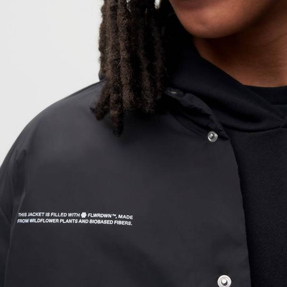 Pangaia FLWRDWN Lite Shirt Jacket Black Detail