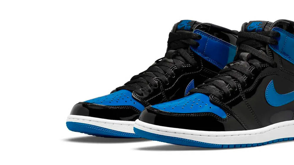 Image via zsneakerheadz Air Jordan 1 High OG "Patent Royal"