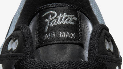 Patta x Nike Air Max 1 Black White DQ0299-001 Detail