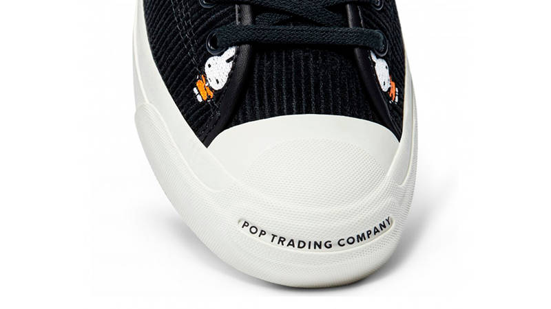 POP Trading Company x Converse Cons Jack Purcell Pro Hi Black Closeup