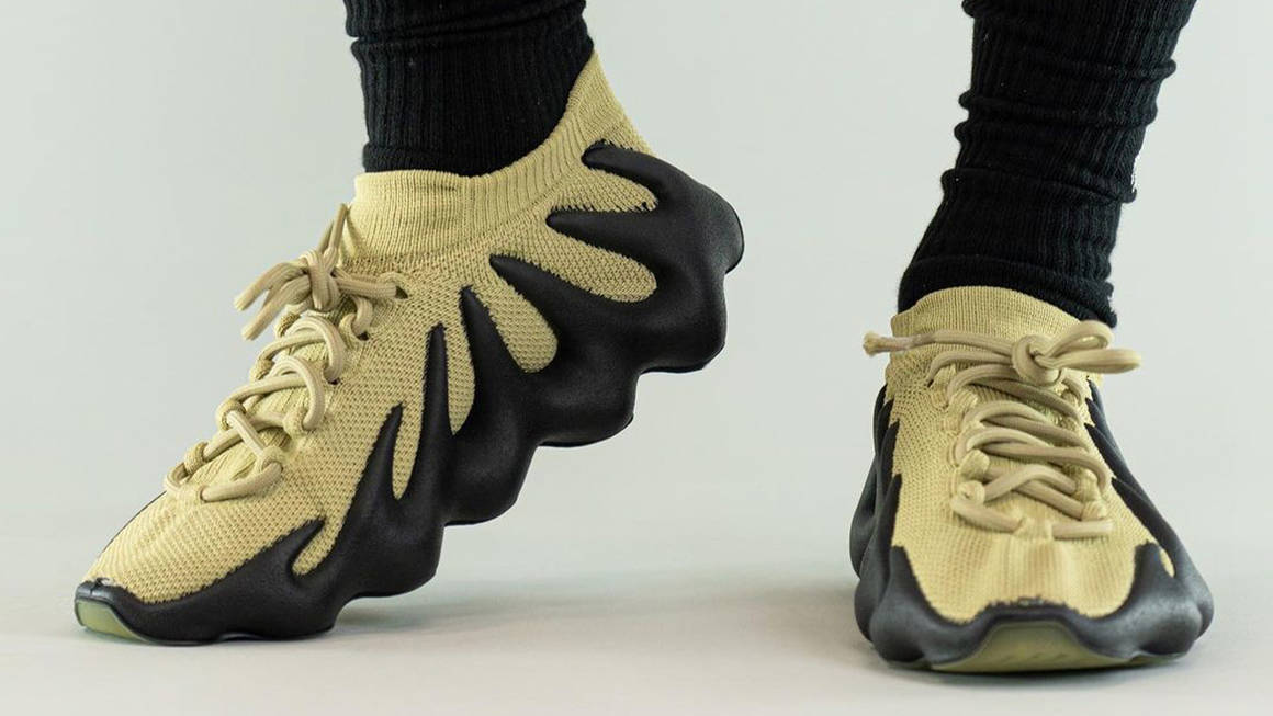 The Yeezy 450 "Black Resin" Surfaces With a High Contrast Colourway