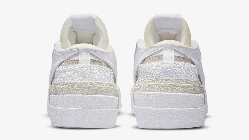 sacai x Nike Blazer Low White Grey DM6443-100 Back