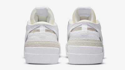 sacai x Nike Blazer Low White Grey DM6443-100 Back