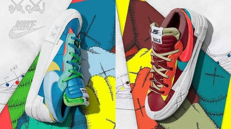 Release Reminder: Don't Miss the KAWS x sacai x Nike Blazer Low!