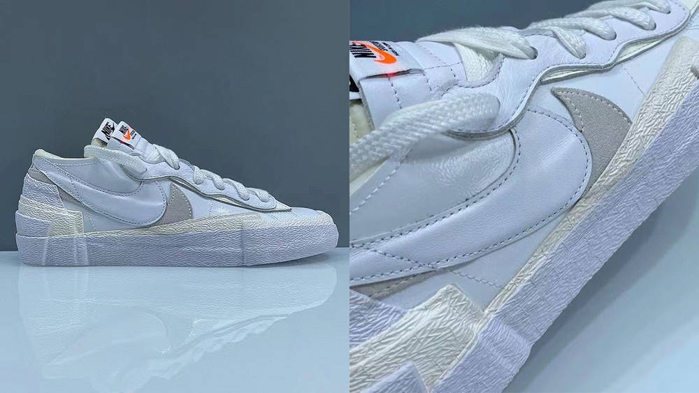 Image via ryivibes sacai x Nike Blazer Low "White"