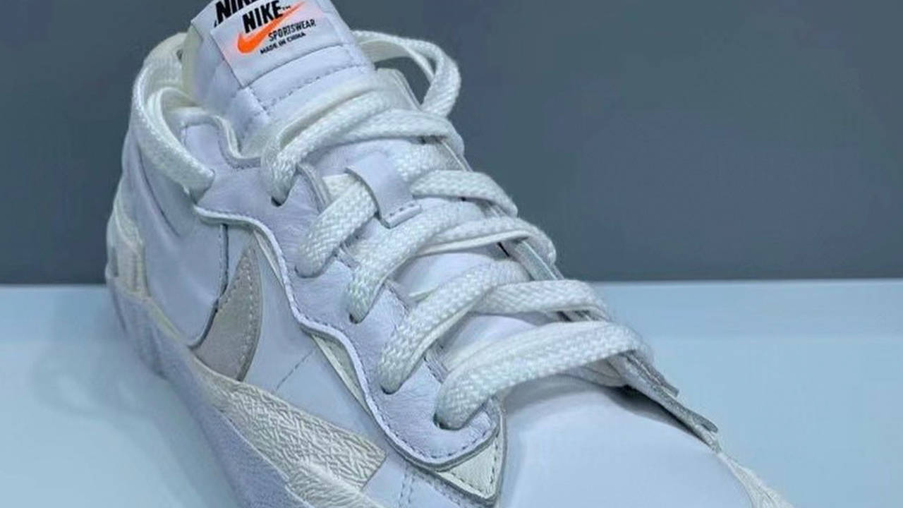sacai x Nike Blazer Low "White"
