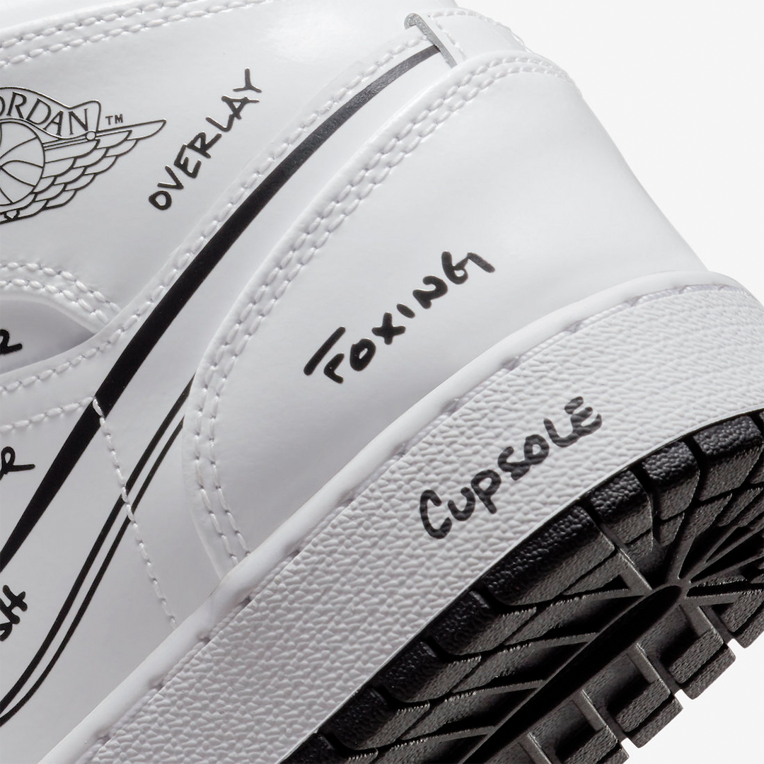 Air Jordan 1 Mid GS Sneaker School