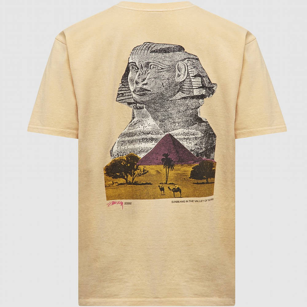 Stussy Sphinx Pigment Dyed T-Shirt Peach