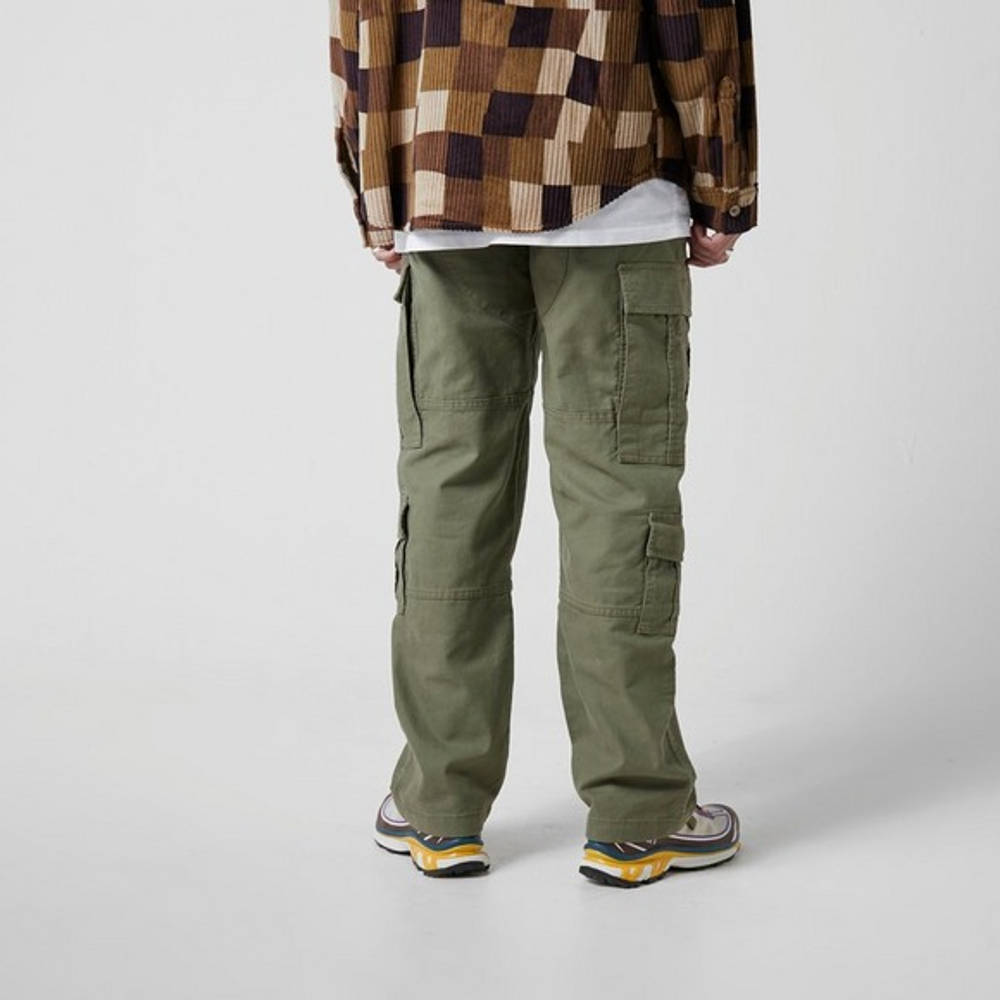Stussy Surplus Cargo Pant - Olive | The Sole Supplier