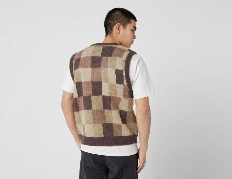 Stussy Wobbly Check Sweater Vest | Where To Buy | The Sole Supplier