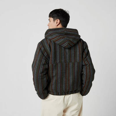 Stussy Wool Stripe Work Jacket Multi Back