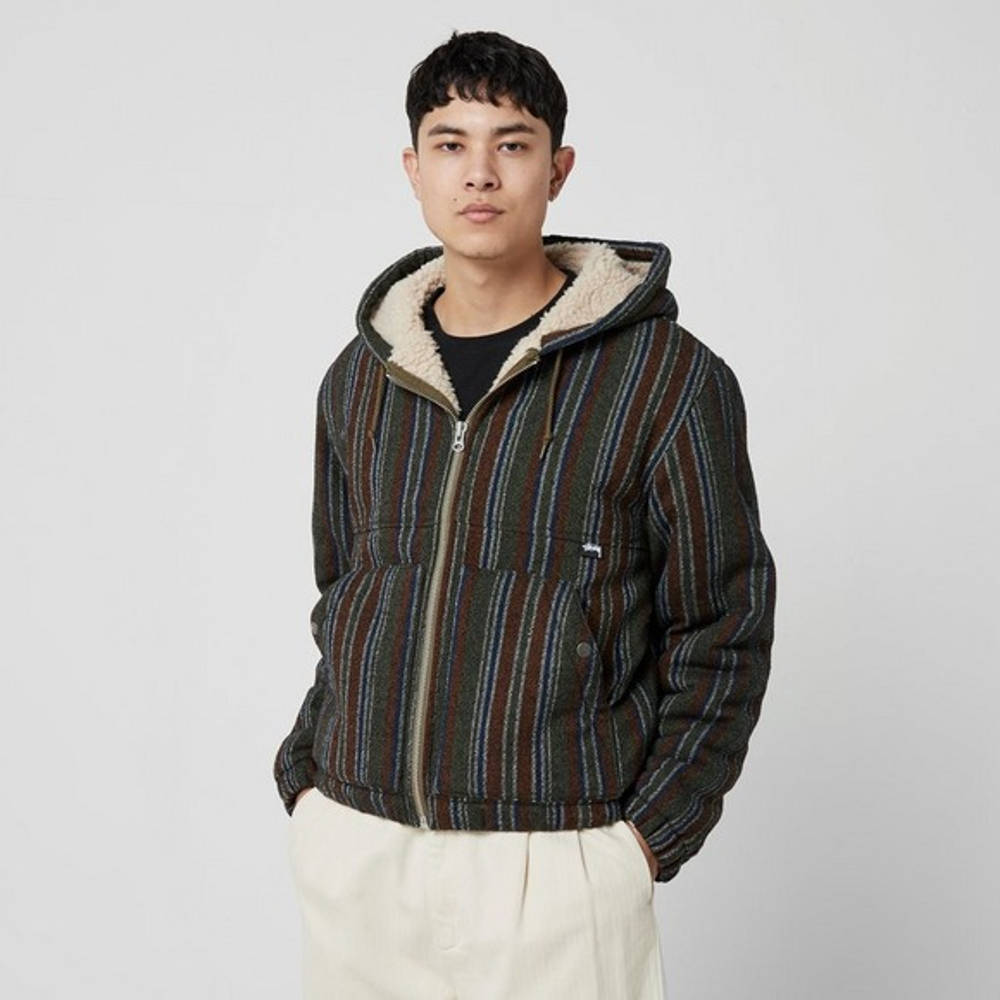 Stussy Wool Stripe Work Jacket Multi