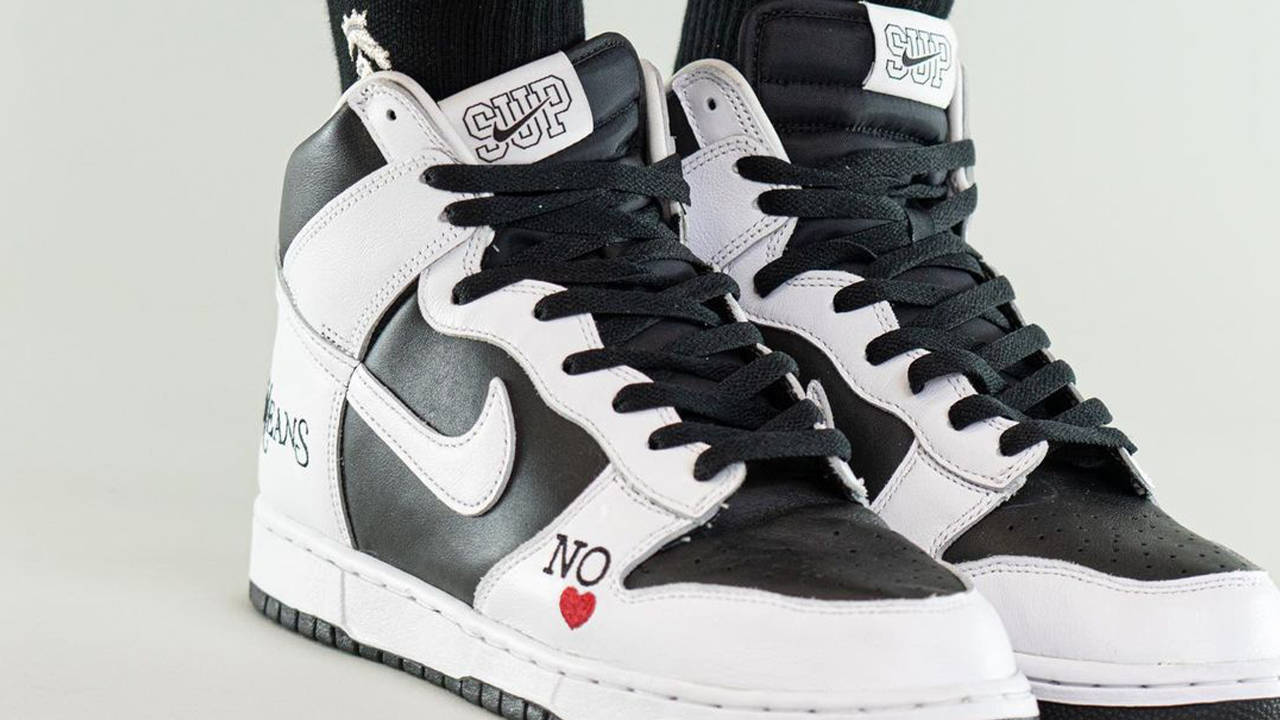 Supreme x Nike SB Dunk High "White"