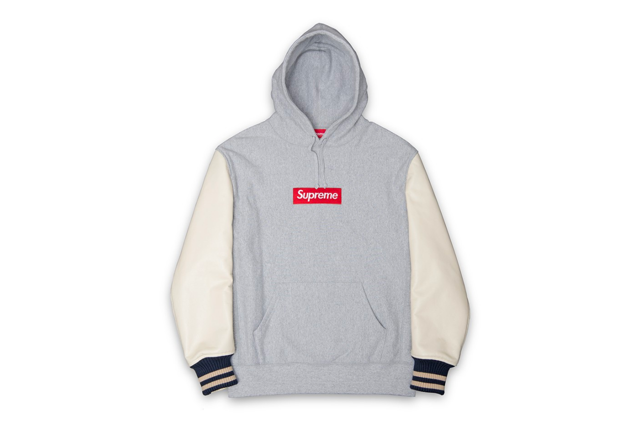 Supreme Side Arc Crewneck Ash Grey