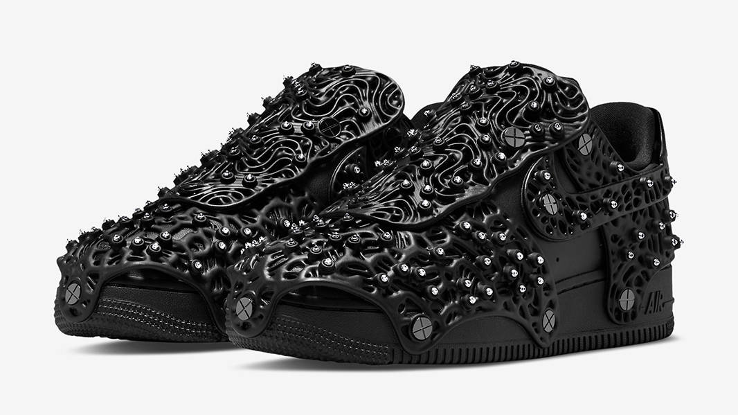 Swarovski x Nike Air Force 1 Low Black CV7668-001 Side