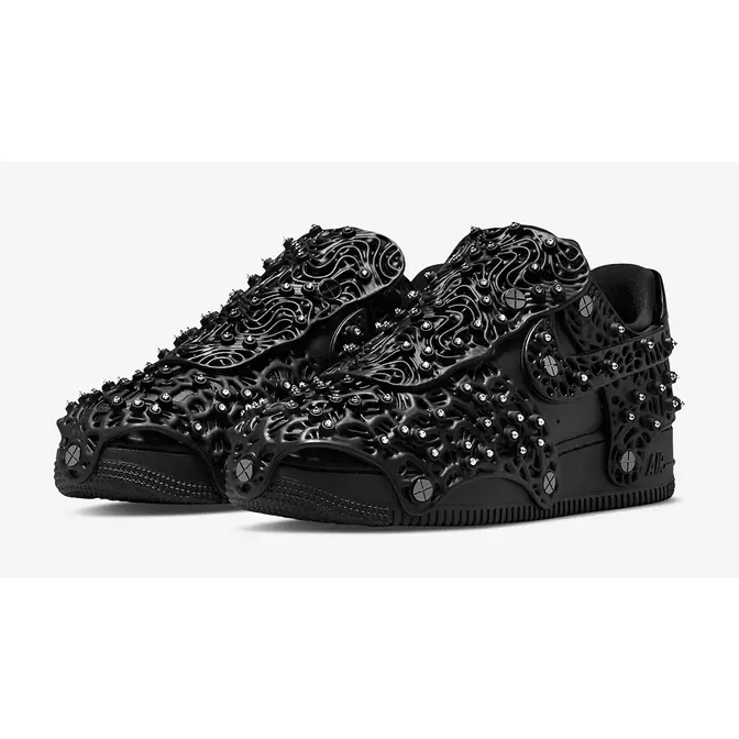 Swarovski x Nike Air Force 1 Low Triple Black Where To Buy CV7668 001 The Sole Supplier