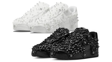 The Swarovski x Nike Air Force 1 Low Arrives in "Triple White" And "Triple Black" Colourways The Swarovski x Nike Air Force 1 Low Arrives in "Triple White" And "Triple Black" Colourways
