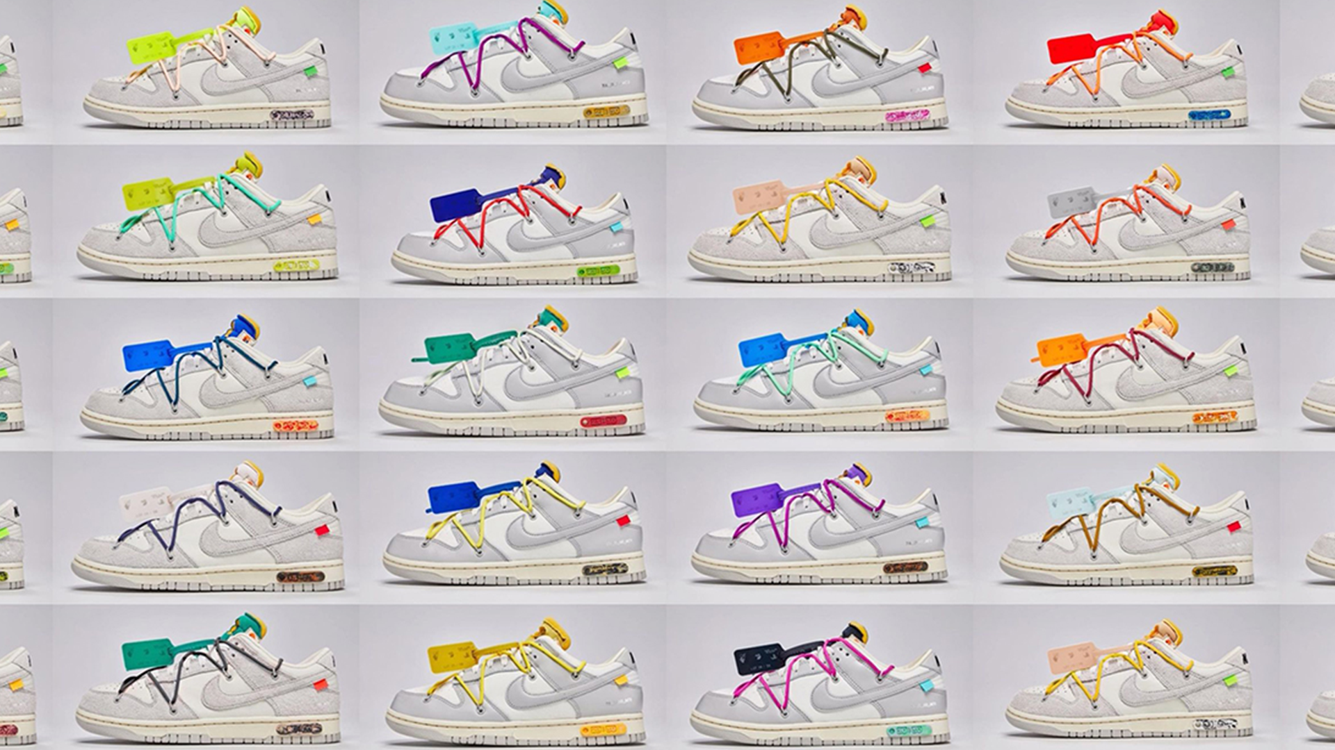 Hottest Sneakers 2021 – Nike x Off White Dunk The 50 Series