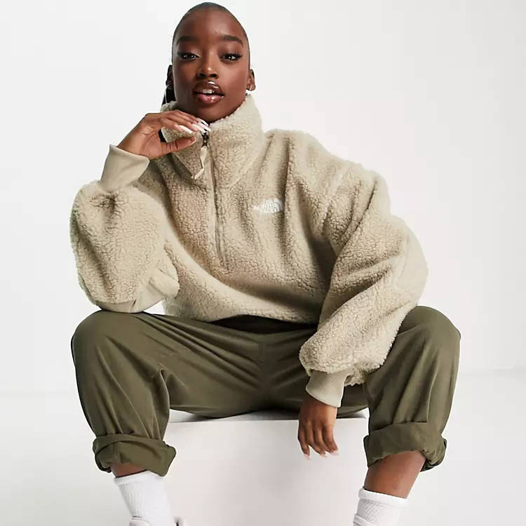 The North Face Sherpa 1-4 Zip Fleece Sweatshirt