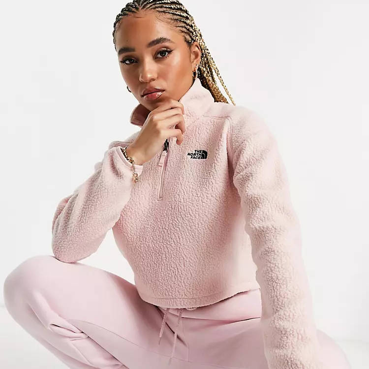 The North Face Sherpa Cropped Fleece Sweatshirt