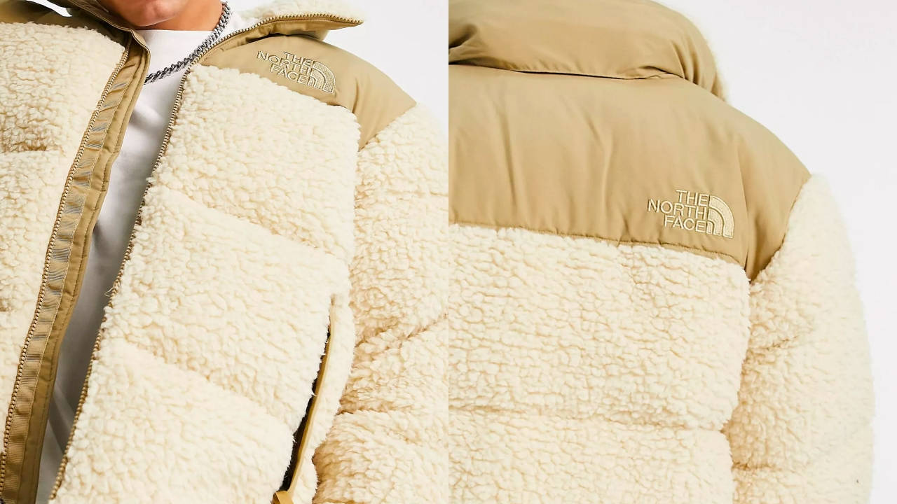 THE NORTH FACE◆NOVELTY NUPTSE JACKET_ノベルティーヌプシジャケット/L/ナイロン/CML THE NORTH FACE ザ・ノース・フェイス ノベルティ ヌプシ